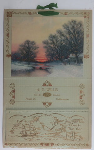 1935 USA Cattaraugus (NY) Ford Dealer calendar
