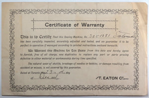 1920-1940s Canada Eaton/Simpson Department Store  ephemera