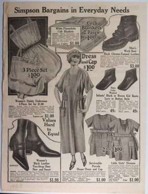 1920-1940s Canada Eaton/Simpson Department Store  ephemera