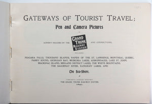 1897 Canada Grand Trunk Rallway 'Gateways of Tourist Travel'