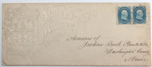 c.1861 USA Civil War cover Adjutant General of Maine