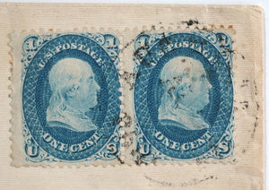 c.1861 USA Civil War cover Adjutant General of Maine