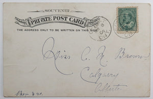 1906 Canada postcard Cobalt Mining Camp – typhoid!