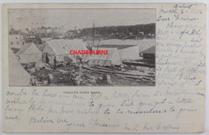 1906 Canada postcard Cobalt Mining Camp – typhoid!