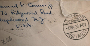 1928 USA Graf Zeppelin LZ-127 1st flight cover Lakehurst NJ to Germany
