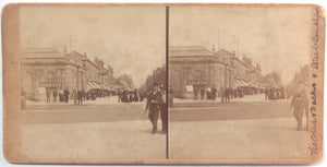 Early 1900s UK stereoview photo of Nevill Street Southport (Merseyside)