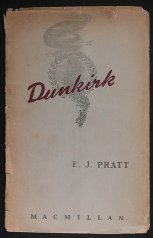 WW2 1941 pamphlet ‘Dunkirk’ poem by Canadian poet E.J. Pratt