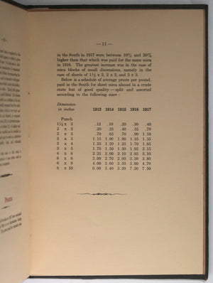 c. 1920 Canada Quebec bound prospectus for National White Mica Mine