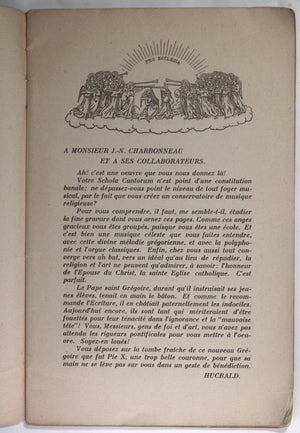1915 Canada Quebec inauguration École diocésaine de musique Montréal