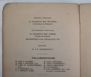 1915 Canada Quebec inauguration École diocésaine de musique Montréal