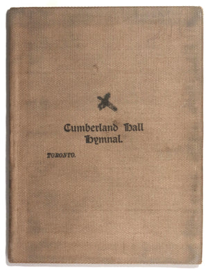 1897 Canada hymnal for Church of Baptised Believers Toronto
