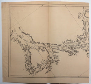 1894 UK map Royal Geo. Soceity ‘Sources of the Athabasca River’ (Canada)