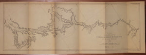 1894 UK map Royal Geo. Soceity ‘Sources of the Athabasca River’ (Canada)