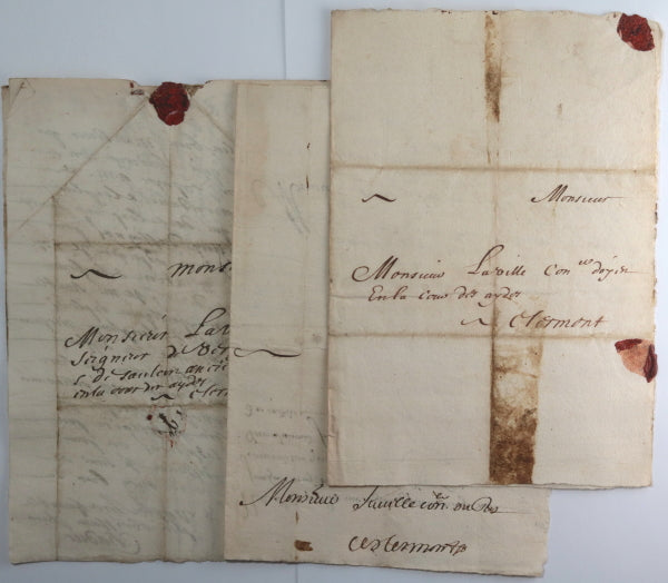 France 17eme lot 23 lettres au Cour des Aydes à Clermont   