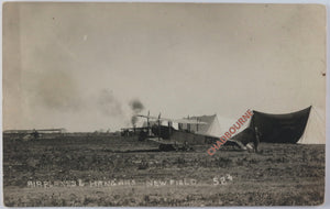 USA 1917 WW1 photo postcard New Field (Kelly Field) San Antonio