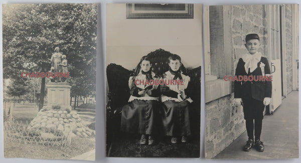Montréal 1907-1917 photos étudiants Mont-de-La Salle, enfants choeur