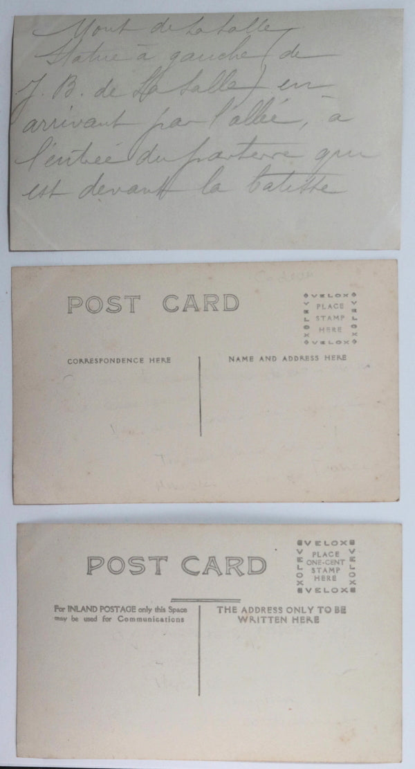 Montréal 1907-1917 photos étudiants Mont-de-La Salle, enfants choeur