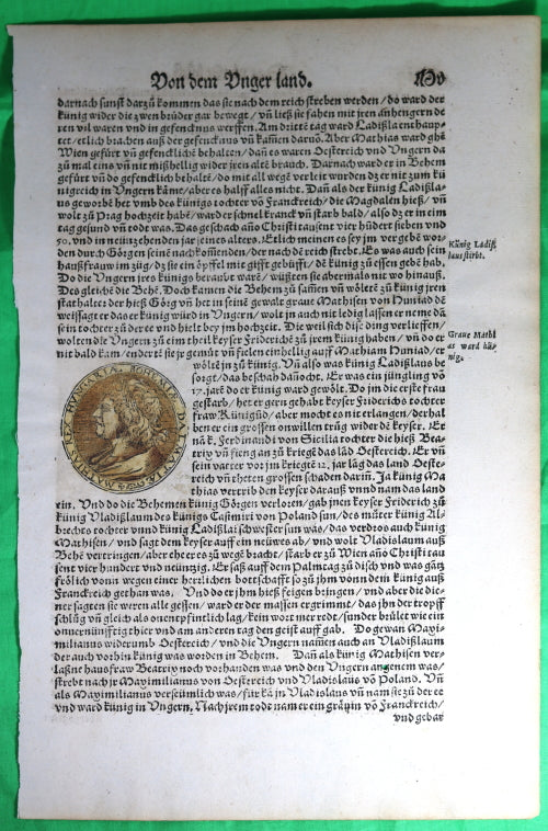 @1558 Munster hand-coloured map of Russia, Poland and Hungary