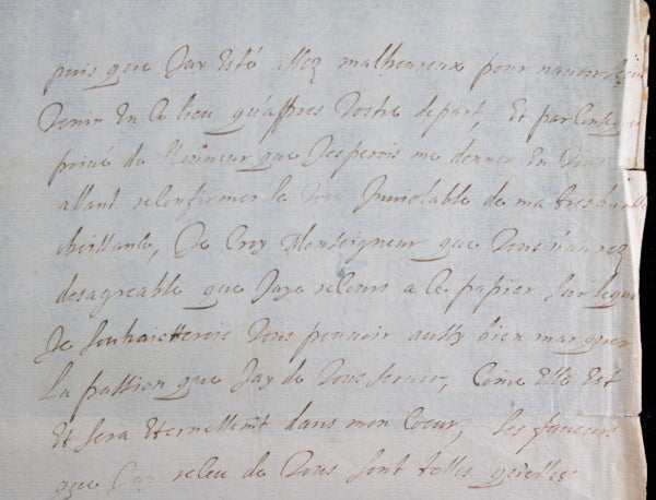 1686 Montefran gouverneur Valenciennes, congé cadet gentilhomme 1686 Montefran gouverneur Valenciennes, congé cadet gentilhomme
