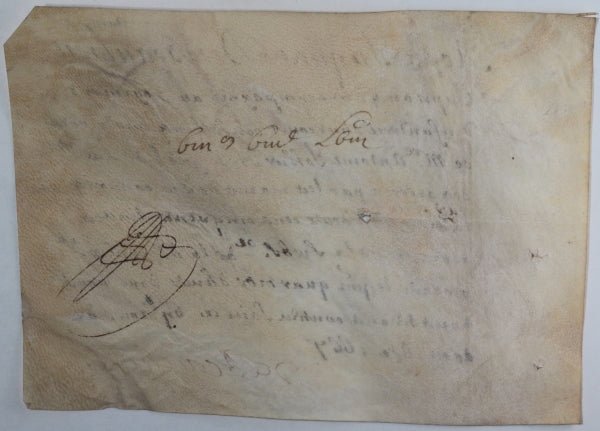 1667 quittance Capitaine de Beaulieu régiment infanterie d’Harcourt