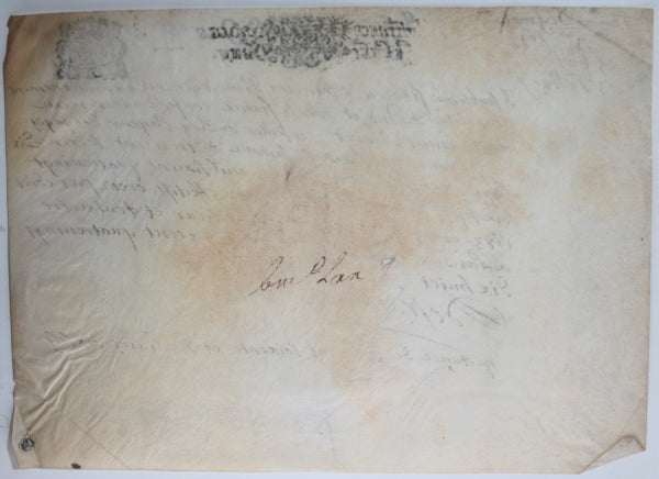 1698 quittance Francois de Francini, Prévot général Ile de France