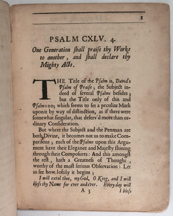 1703 pamphlet Bishop Chichester Thanksgiving sermon Westminster London