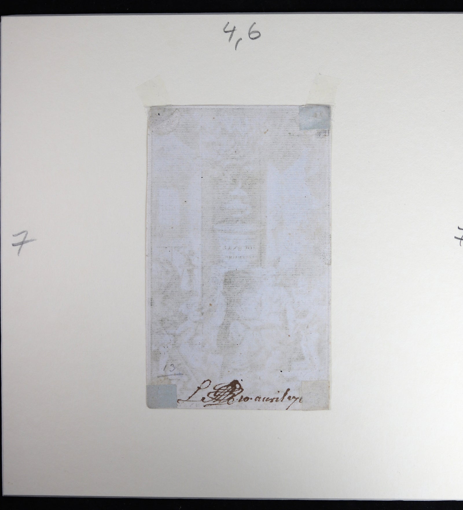 1713 engraved frontspiece for Literary Journal by Picart