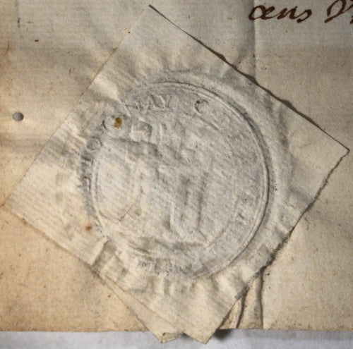 1724 Lille & Tournai, 2 documents Mme. Faulconnier de Bellain