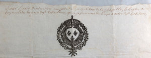 1729 affiche l’Evèque de Maçon, réparation routes du Mâconnois France