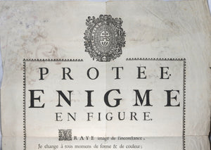 1733 affiche Lyon Collège de la Très Sainte Trinité (Jésuites)