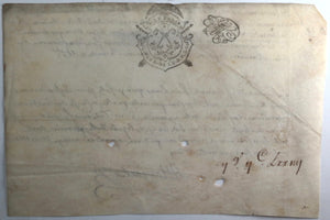 1745 Paris quittance du procureur de l’argentier du Duchesse d’Orléans
