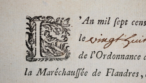 1749 Lille assignation devant Prévot pour M. Bulbeau