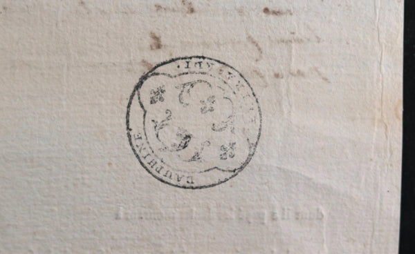 175354 lot 2 quittances, droits royaux sur transport soies (Dauphiné)