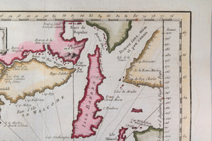 1753 Bellin map Northern Canada's Hudson Bay – North West Passage