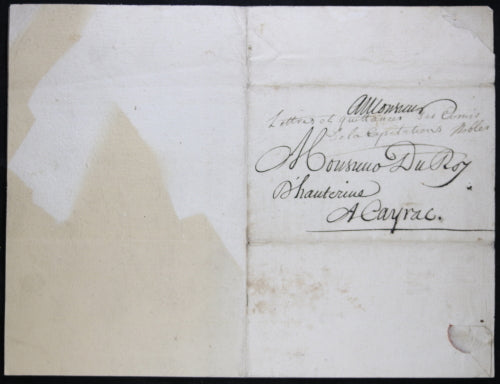 1755 Montauban, capitation d’un noble à Cayrac