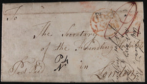 1771 UK letter to Foundling Hospital London, 2 children apprentices