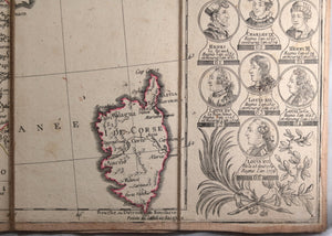 1781 Brion de la Tour carte de France et ses 40 Gouvernements Généraux
