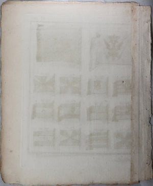 1787 gravure Bénard, pavillons marine française (Panckoucke) #3