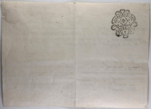 1788 Nancy, certificat de vie pour sergent dans Régiment du Roi