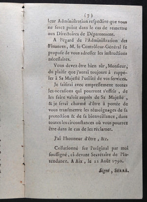 1790 Marseille pamphlet sieur Guignard, friponerie du pouvoir exécutif
