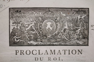 1791 Paris proclamation Roi, décret organisation tribunaux militaires