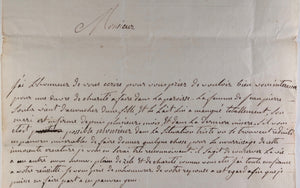 1791 demande par vicaire de l’Ariège, aide à une famille en détresse