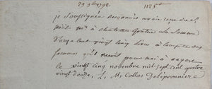 1792 quittance paiement pour Collas de L'Esperonnière (Château-Gontier)