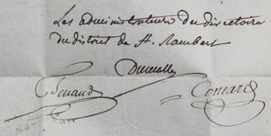 1793 lettre district St Rambert (Bugey), dénonciation d’un soldat