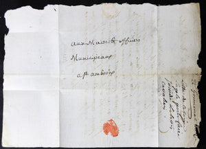 1794 lettre District d’Alais à St Ambroix (Gard) fourniture 62 cavaliers