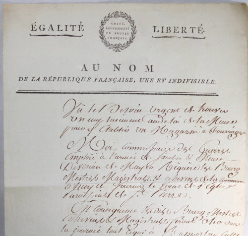 1794 révolution Huy Belgique- vider église St. Pierre pour mettre fourrages
