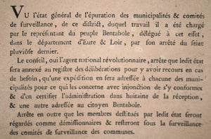 1794 épuration municipalités comités surveillance Dreux (Eure-et-Loir)