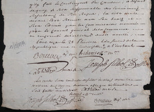 1794 lettre Pont-Cèze Gard réquisition une mule Armée des Pyrénées