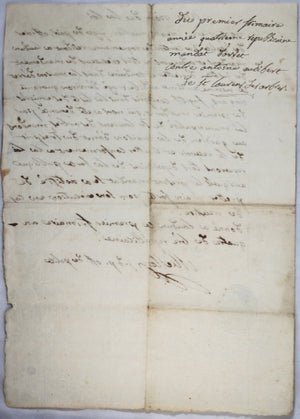 1795 mandat d’arrêt pour un émigré fugitif, Roquemaure (Gard)