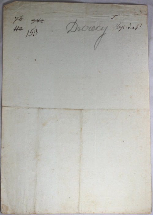 1797 représentant Decrécy au ministre de la Marine Truguet prisonier